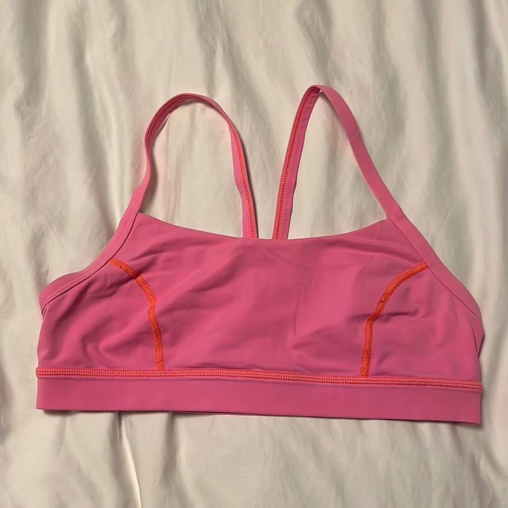 lululemon coral sports bra size 6
